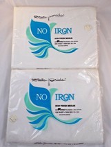 State Pride No Iron Twin Bed Sheet Stay Fresh Muslin 72x104 Set of 2 - $12.95