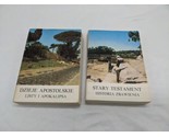 Lot Of (2) Dzieje Apostolskie And Stary Testament Books - $43.55