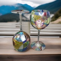 Royal Danube Hand-Painted Crystal, Romania Wine Glass Set Of 2 - $926.53 MXN