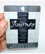 Lighthouse Products 2.5&quot; x 3&quot; Metal Cross Bookmark New in Package - £11.75 GBP