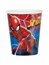 Spiderman 8 Ct Paper 9 oz Hot Cold Cups - £3.57 GBP