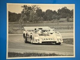 Vintage B&amp;W 8x10 Photo Race Car By Mark Weber - $25.50