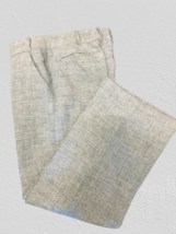 MAXSTUDIO 100% Linen Grey Strait Leg Pants Trousers Size 6 - $19.79