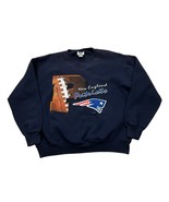 Vintage Lee 1996 New England Patriots Crewneck Sweatshirt Nutmeg Mills M... - $54.86 CAD