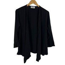 Nomad Black Open Front Waterfall Cardigan - £13.24 GBP