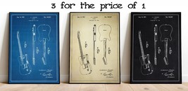 Fender original patent collection - 3x1 - high quality images ready to p... - £3.95 GBP