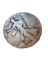 ½ Half Dollar Franklin Silver Coin 1929 D Denver Mint 50C KM#199 - $33.75