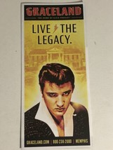 Elvis Presley Graceland Brochure Memphis Tennessee Live The Legacy BR2 - £4.72 GBP