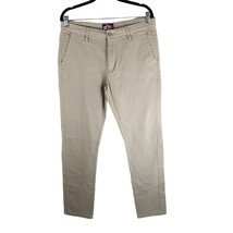 Soul of London Mens Khaki Pants Skinny Cotton Blend Stretch Beige 34 - £9.94 GBP