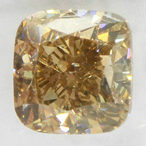 Cushion Shape Diamond Natural Fancy Brown Loose 1.51 Carat SI2 IGI Certificate - £1,718.78 GBP