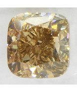 Cushion Shape Diamond Natural Fancy Brown Loose 1.51 Carat SI2 IGI Certi... - £1,713.26 GBP