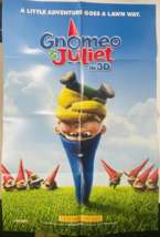 Gnomeo &amp; Juliet MOVIE POSTER ORIGINAL PROMOTIONAL 27x40 Folded 2 Sided A... - $17.59
