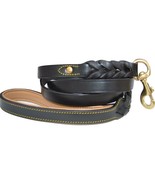 Shwann Heavy Duty Leather Braided Dog Leash, Black 6ft x 3/4 &quot; Bulk Pack... - $389.01 CAD