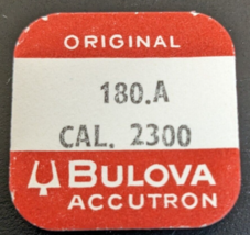 NOS Vintage Genuine Bulova Accutron 2300 Part# 180A Pawl Bridge - $12.86