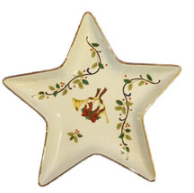 Mikasa Holiday Bloom Candy Dish Porcelain Christmas Star Shape NEW Gift - £10.94 GBP