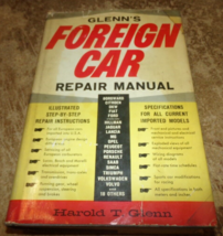 1964 glenns foreign car hardcover repair manual in good shape used - £7.85 GBP