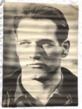 Paul Newman Vintage Poster 1967 Famous Faces 30&quot; x 42&quot; Black &amp; White Ori... - $26.60