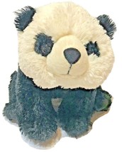Wild Republic Plush Panda Bear Black White 10&quot; Stuffed Animal Toy - £8.46 GBP