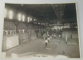 Case Meg Co Industrial Crane in Granite Warehouse Black White Photo Antique 1900 - £11.85 GBP