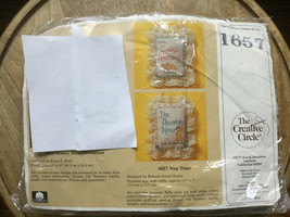 Vtg 1987 The Creative Circle Cross-Stitch Embroidery Kit 1657 Nap Time - £7.36 GBP