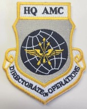 1980's US Air Force Patch HQ AMC Directorate of Operations 3.5" x 3"  PB190 - $14.99