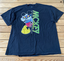Vintage disneyland Men’s short sleeve Mickey Mouse t shirt size 2XL Blac... - $23.08