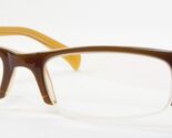 OU 61.162.02 Mustard Olive /Brown EYEGLASSES GLASSES PLASTIC FRAME 50-17... - $39.60