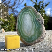 Agate Slice - Natural Spiritual Healing Crystal, Genuine - $11.79