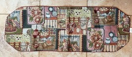 NWT Manual Woodworkers Weavers Tapestry Table Runner Country Farm 34&quot; x 12.5&quot;  - £20.60 GBP