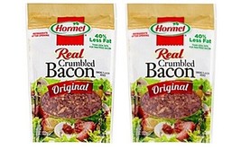 genuine Hormel Real Crumbled Bacon, Original, Resealable 4.3 oz Bag x 2 ... - $16.40 CAD