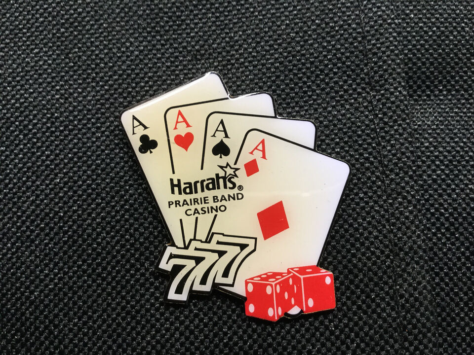 unique Casino Pin-Harrah&#39;s Prairie Band Casino Mayetta KS -free ship - $9.85