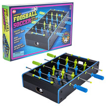 Neon Wooden Tabletop Foosball Game 20&quot;x12.25&quot; - $40.16