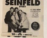 The Seinfeld Story Tv Guide Print Ad Jerry Seinfeld Jason Alexander TPA8 - $5.93
