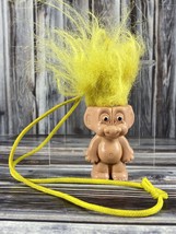 Vintage Troll Doll - Yellow Hair - Necklace - £6.26 GBP