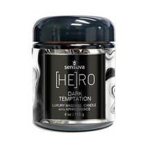 Hero dark temptation luxury massage oil candle 4 oz ocean forest - $51.49
