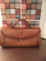 Burberry Authentic Leather  Bag Brown Doctor Style Classy - £133.77 GBP
