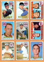 1969 Topps Montreal Expos Team Lot 9 diff Carl Morton RC Larry Jaster Bobby Wine - £12.61 GBP