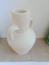 Mediterranean kitchen, Spanish unglazed pottery urn ( HAND MADE IN SPAIN ) - $145.00