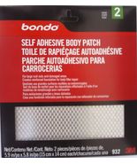 3M Bondo 932 SELF ADHESIVE PATCH Metal Mesh 2 Patches 5.9"x5.8" - $8.90