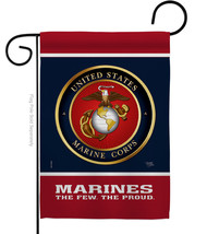 Proud Marine Corps Garden Flag 13 X18.5 Double-Sided House Banner - £17.27 GBP