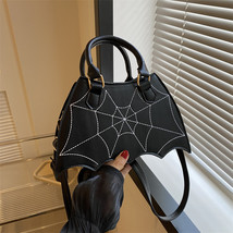 Halloween Spider Web Saddle Bags Crossbody Shoulder Bag With Handle Wome... - £16.97 GBP