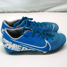 Nike Merc Mercurial Soccer Football Cleats Size 5Y Us Youth Futbol Blue - £31.46 GBP