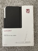 UAG Lucent Folio Case for  iPad Mini Latest 6th Gen - Black - BRAND NEW - £11.79 GBP