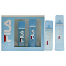 Fila Fresh by Fila for Men - 2 Pc Gift Set 3.4oz EDT Spray, 8.4oz Body Spray - £21.09 GBP