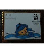 BEIJING 2008 Olympics Swimming pin - £4.68 GBP