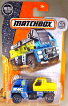 2017 Matchbox 33/125 MBX Construction 3/20 MBXCAVATOR Blue-Yellow w/Gray Ring Sp - £13.37 GBP