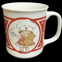Campbell's Soup Co. Coffee Mug Tea Cup White Red Teddy Bear 1991 Vintage - $6.30