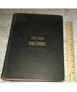 Rare Antique 1922 The New Bible Symbols Old And New Testament The John A... - $93.50