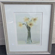 Andrea Braun Byrne Floral Print – Beautifully Colored – FRAMED/MATTED – VGC - £54.52 GBP