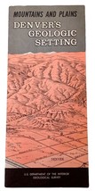 1968 Denver Colorado&#39;s Rare Vintage Geologic Setting Brochure Booklet - £6.26 GBP